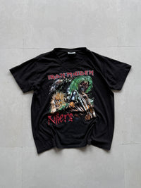 IRON MAIDEN CROPPED BAND TEE - M