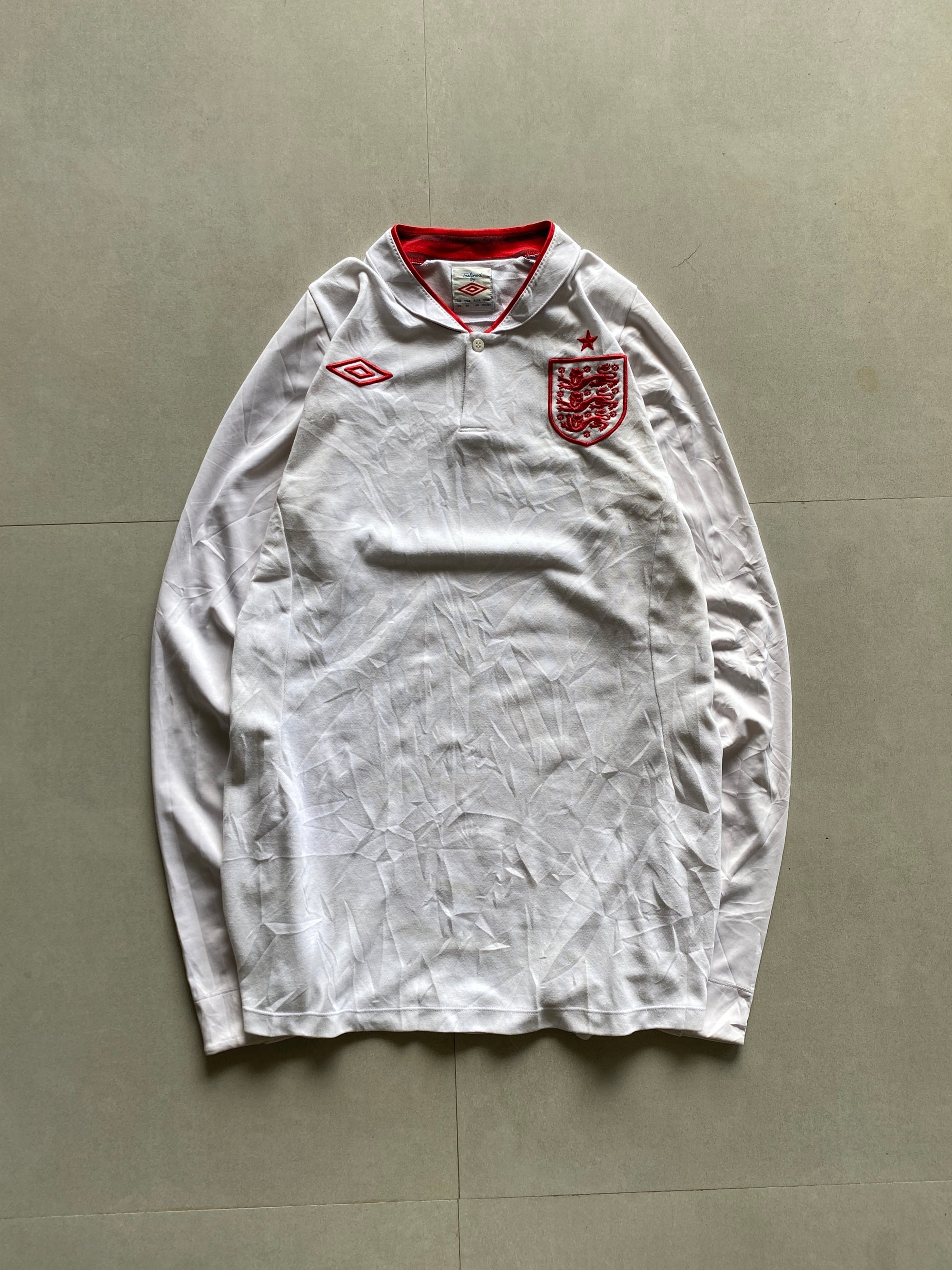 2012 UMBRO ENGLAND FULL SLEEVE JERSEY - M