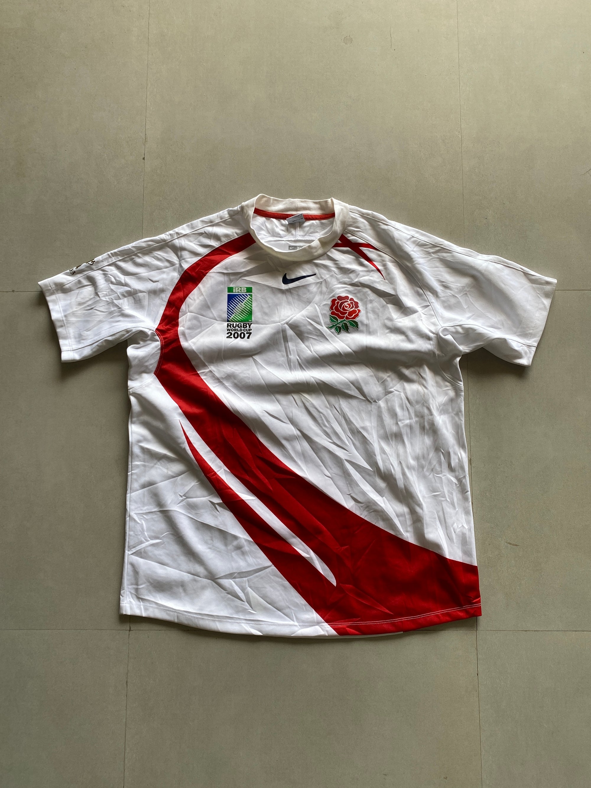 2007 ENGLAND RUGBY JERSEY - XL