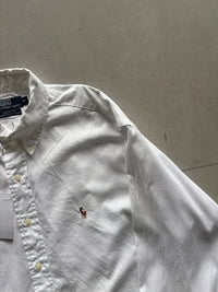 RALPH LAUREN WHITE LOOSE - FIT SHIRT - XXL