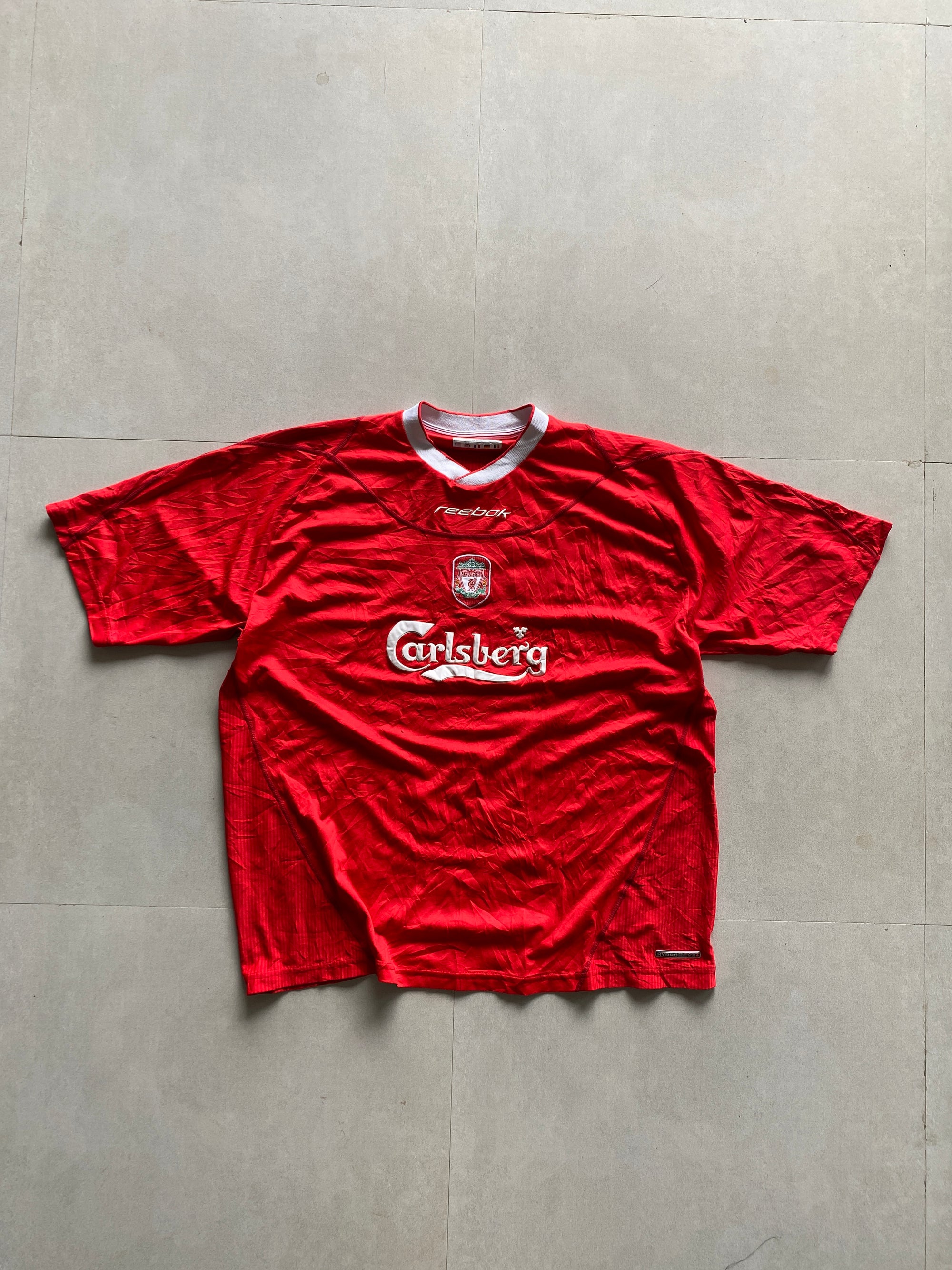 2002 REEBOK LIVERPOOL JERSEY - XL