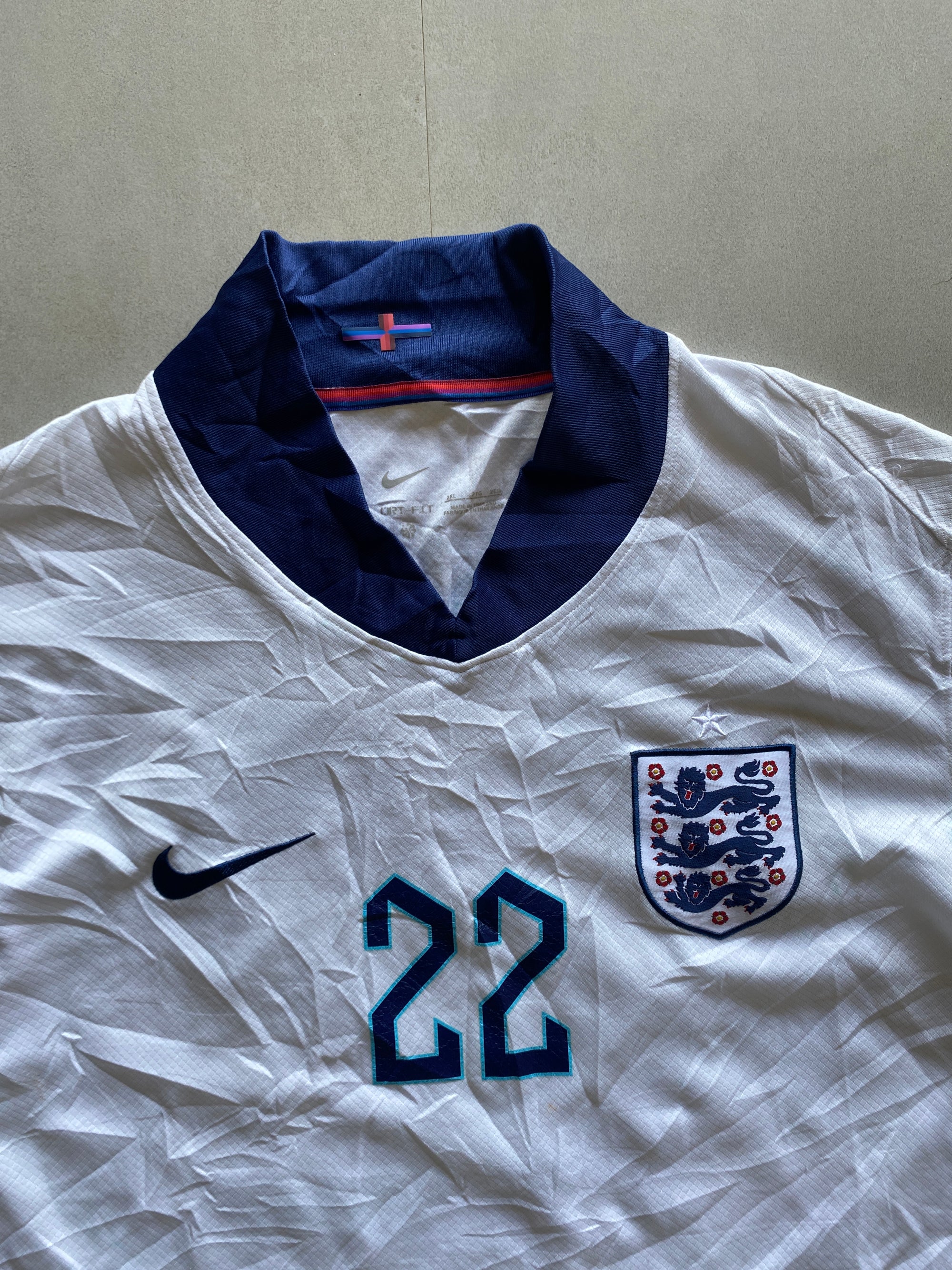 2024 NIKE ENGLAND BELLINGHAM (22) JERSEY - L