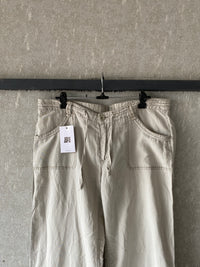 H&M LOGG BAGGY LINEN PANT - M