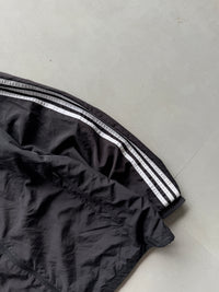 ADIDAS BLACK STRIPED JACKET - XL