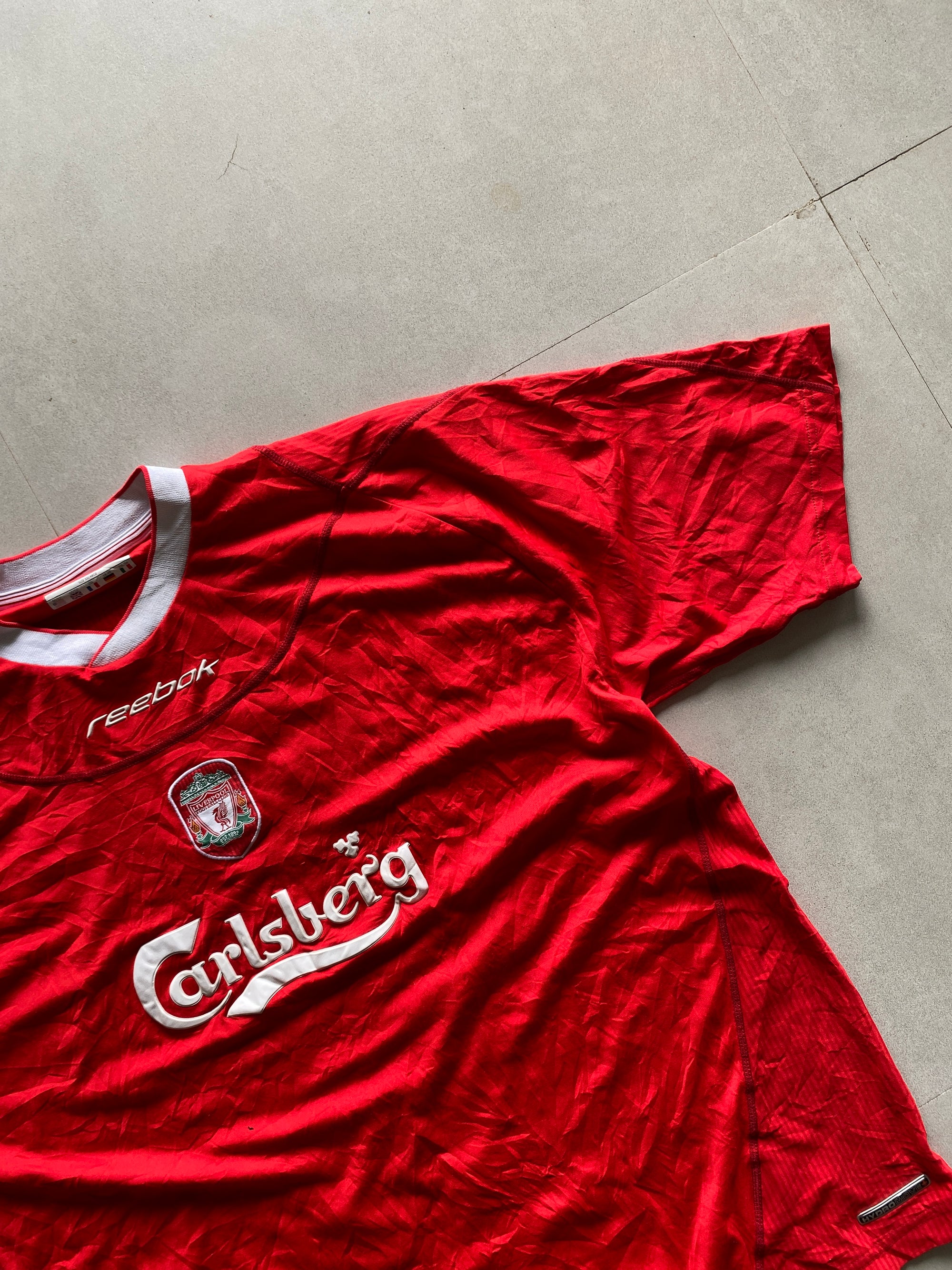 2002 REEBOK LIVERPOOL JERSEY - XL