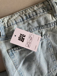 WIDE LEG BAGGY DENIM - M