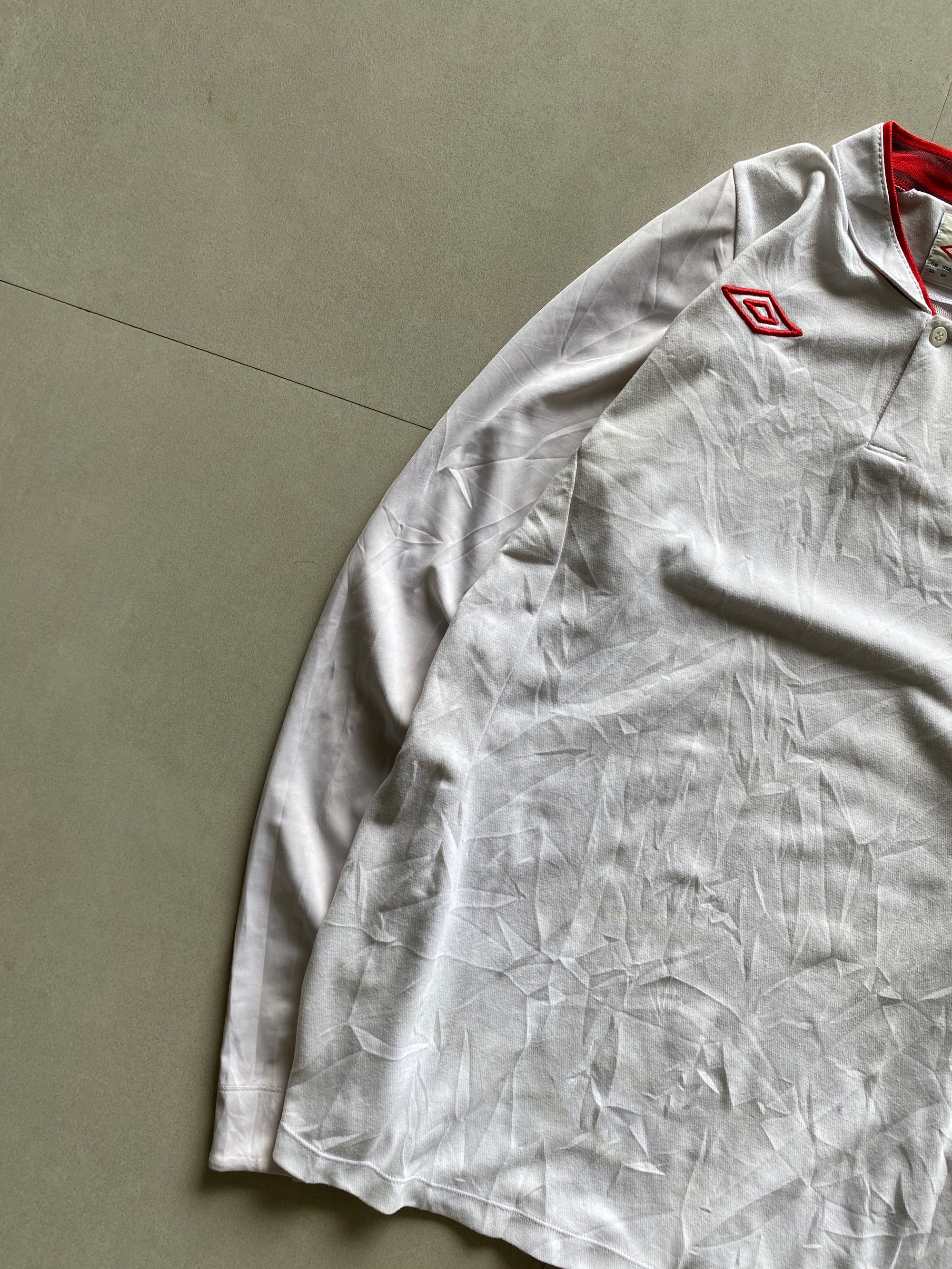 2012 UMBRO ENGLAND FULL SLEEVE JERSEY - M