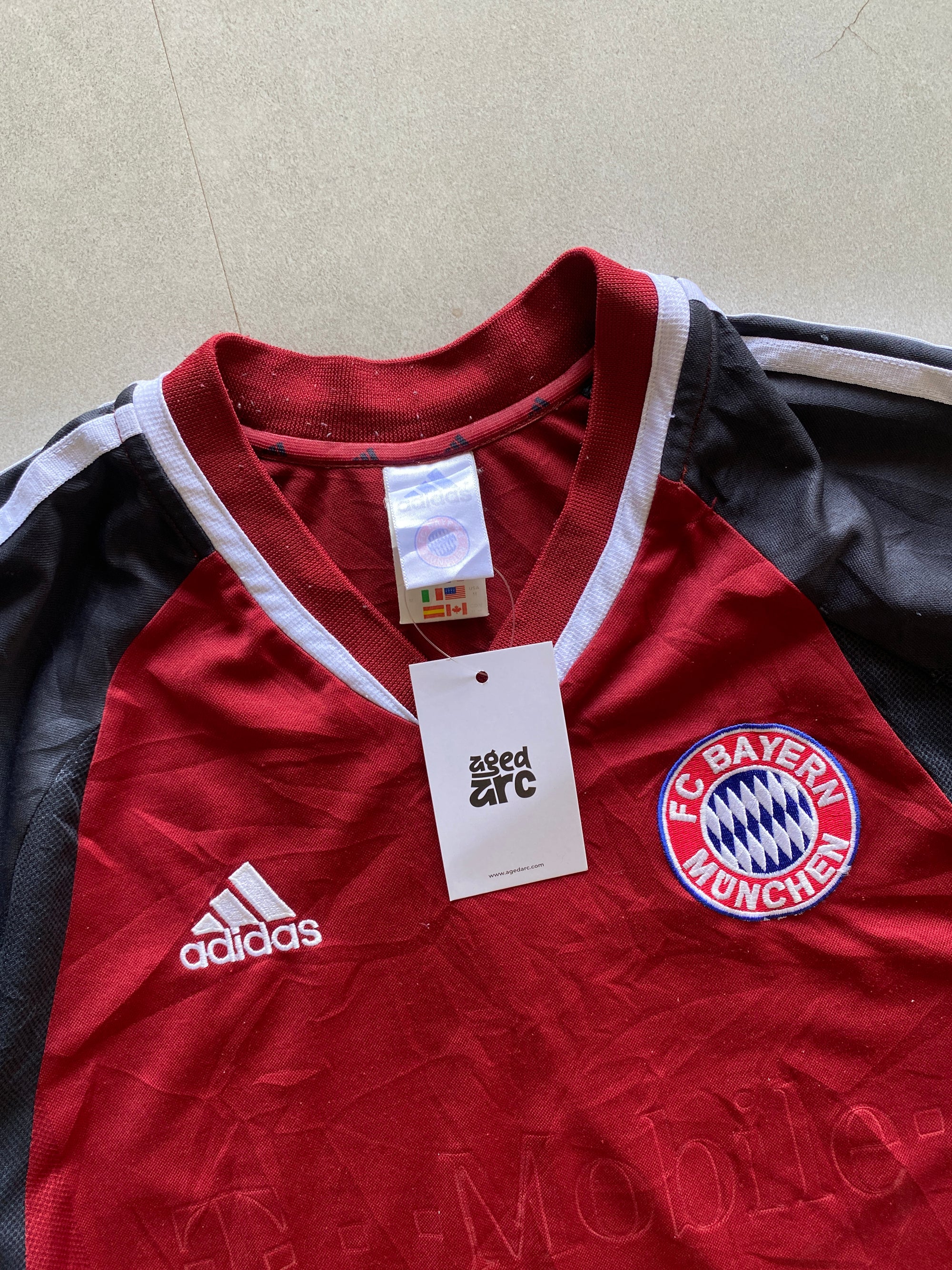 2002 ADIDAS BAYERN MUNCHEN JERSEY - L
