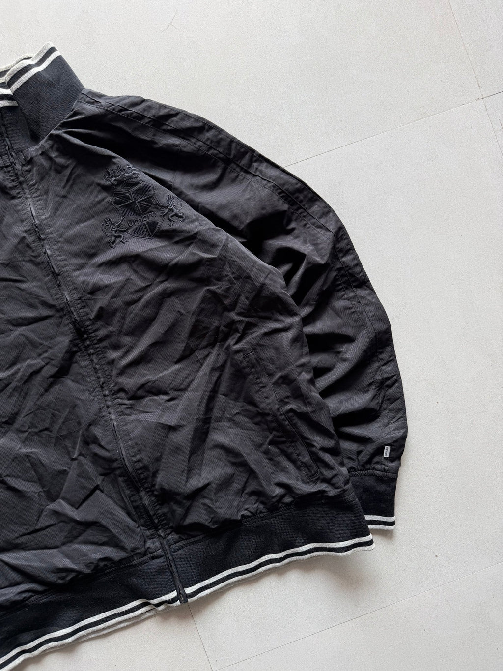 00S UMBRO BOMBER JACKET - L - Aged Arc