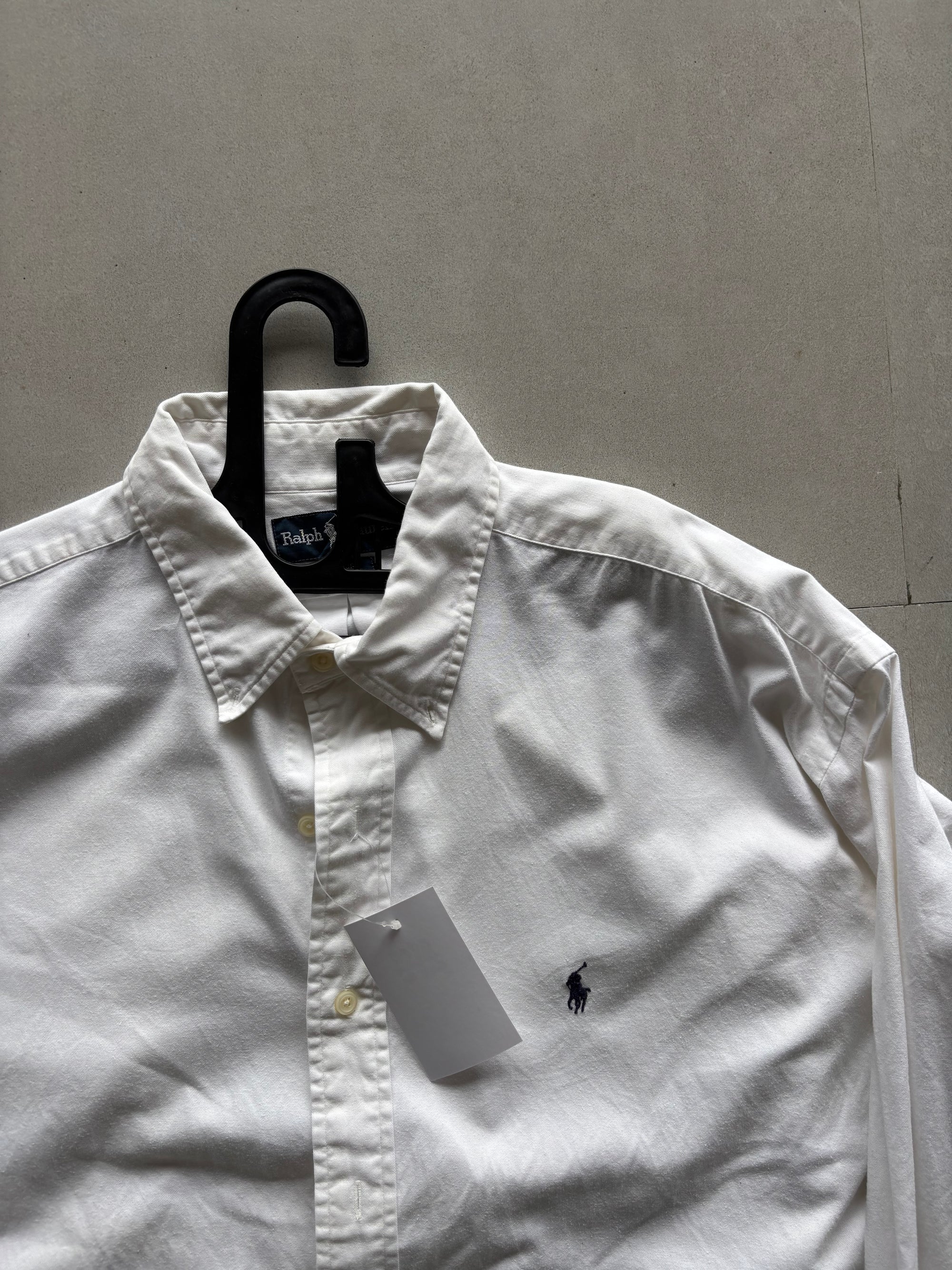 RALPH LAUREN WHITE FORMAL SHIRT - XL