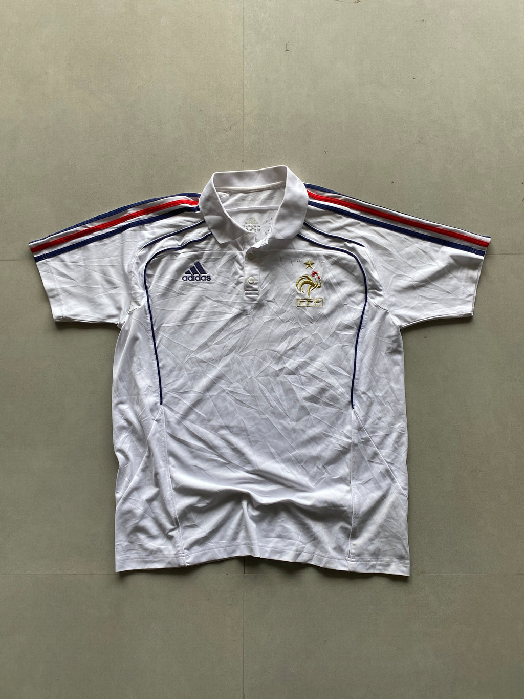 ADIDAS FRANCE POLO SHIRT - XL