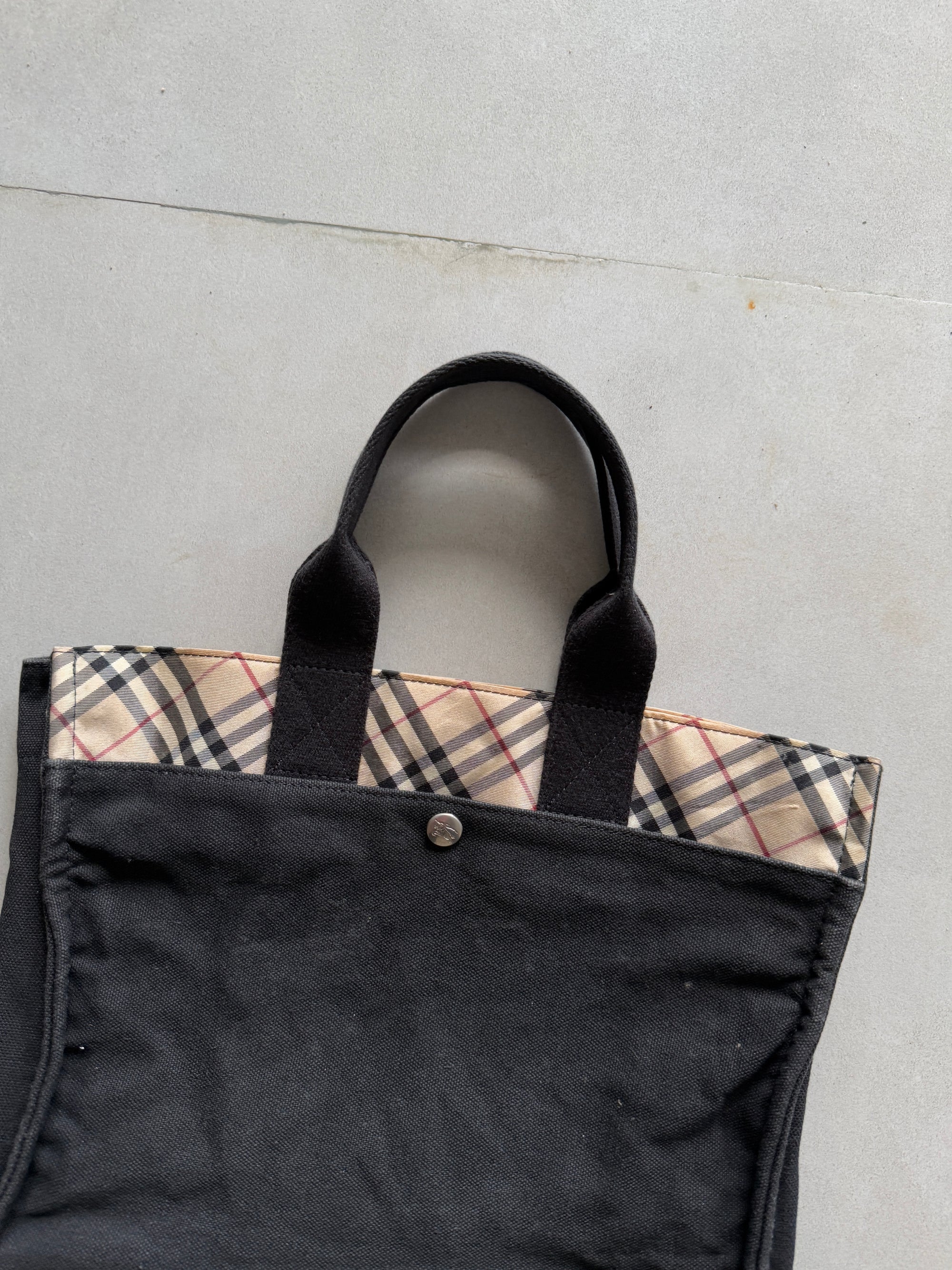 BURBERRY LONDON BLUE LABEL TOTE BAG