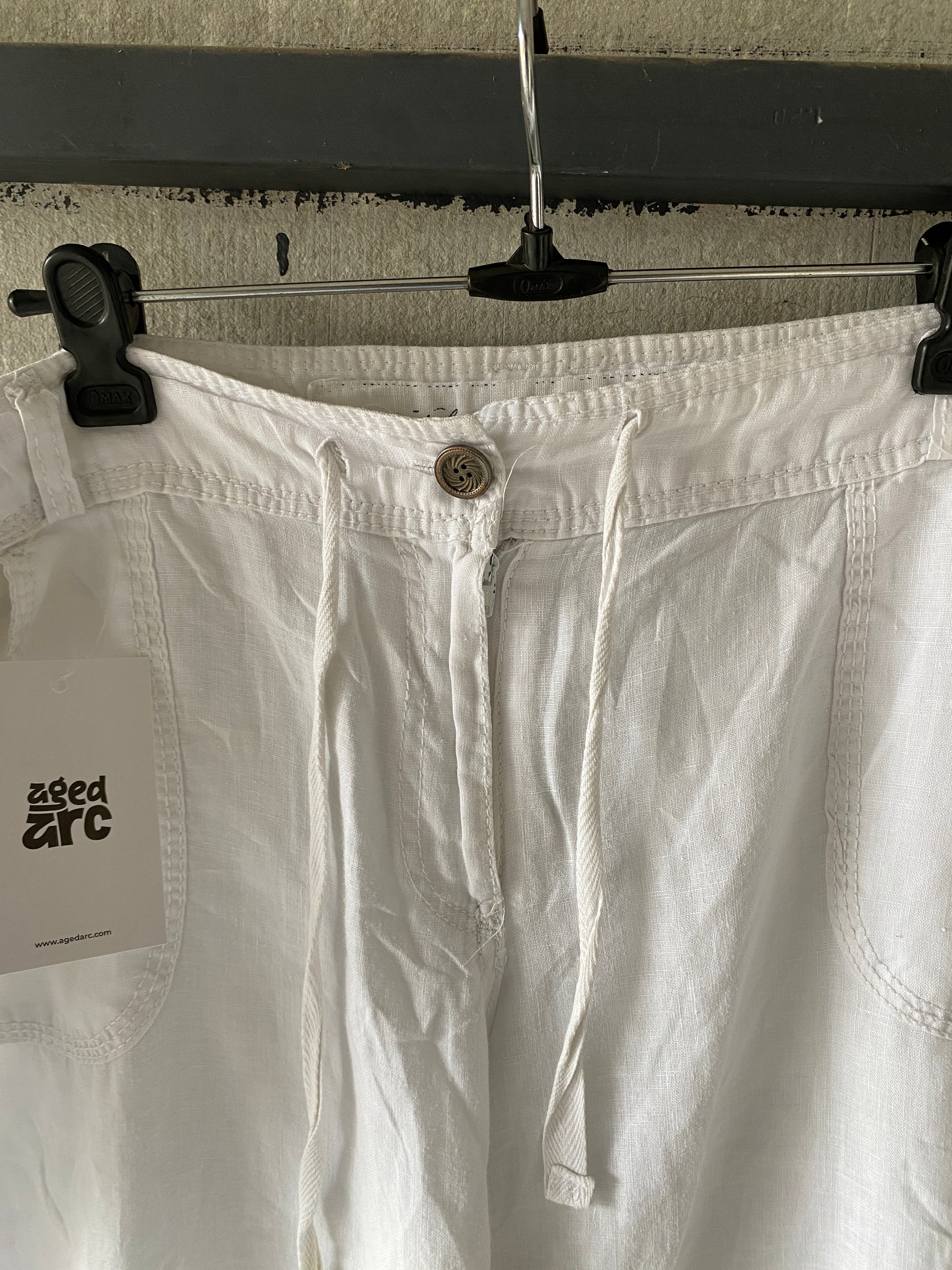 H&M LINEN PANT - XL