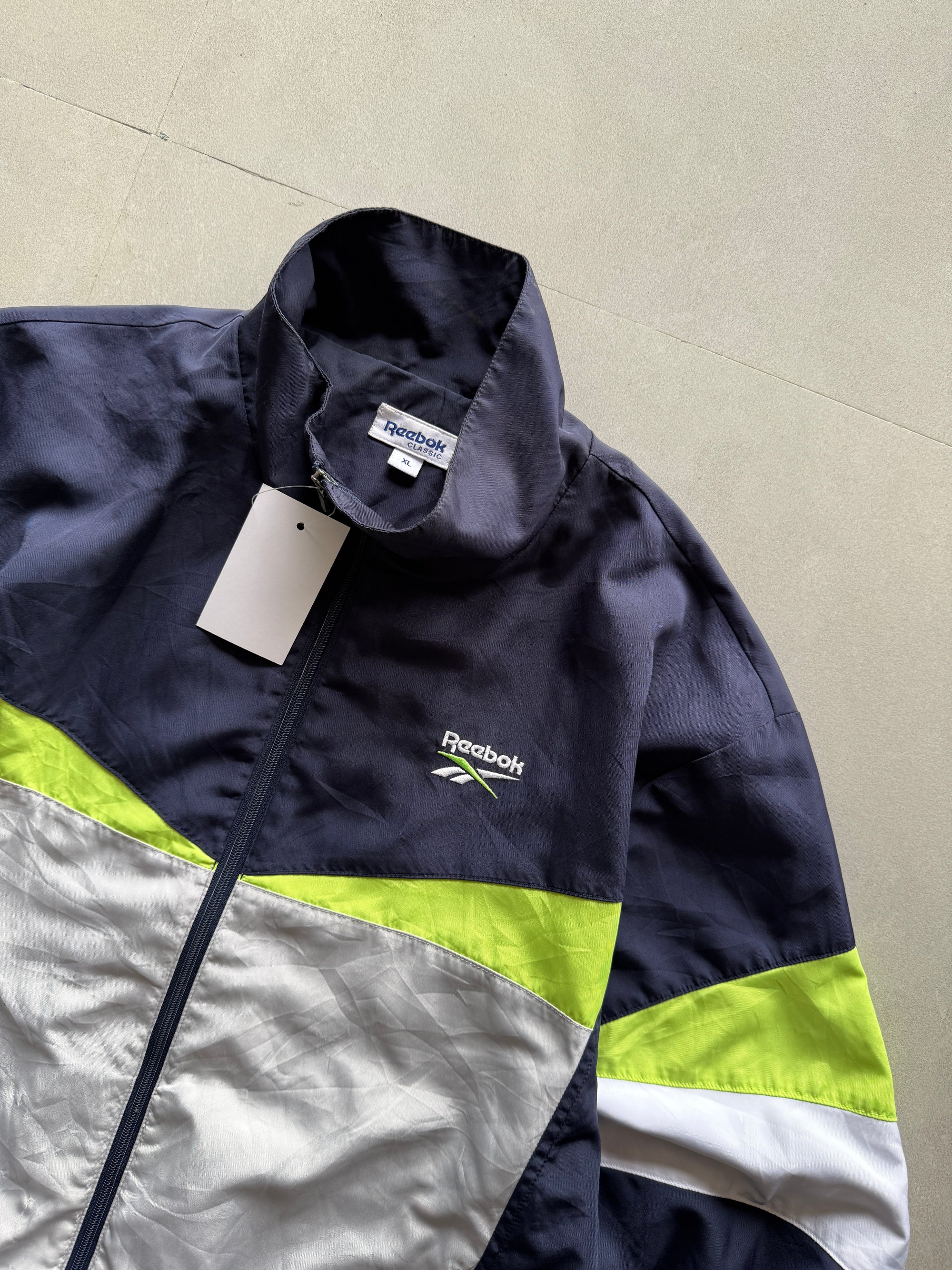 90S REEBOK BIG LOGO JACKET - XL