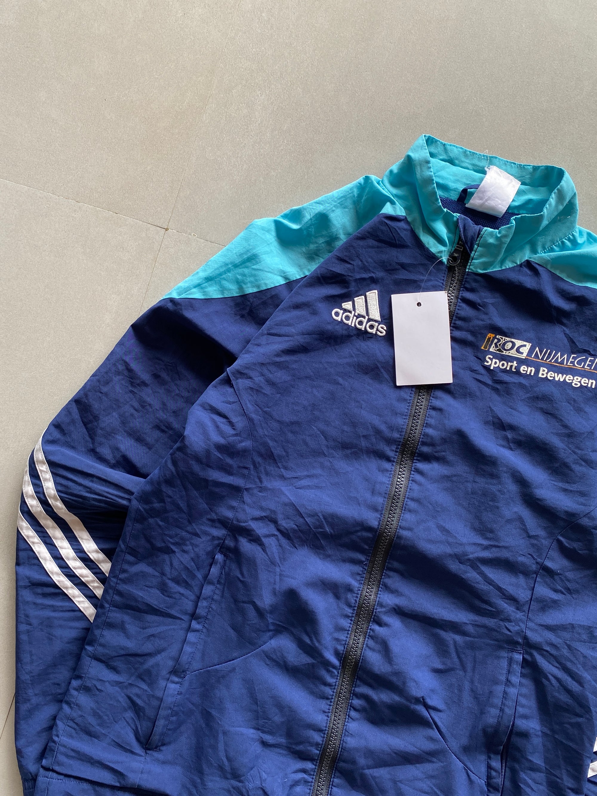 ADIDAS STRIPED JACKET - XS