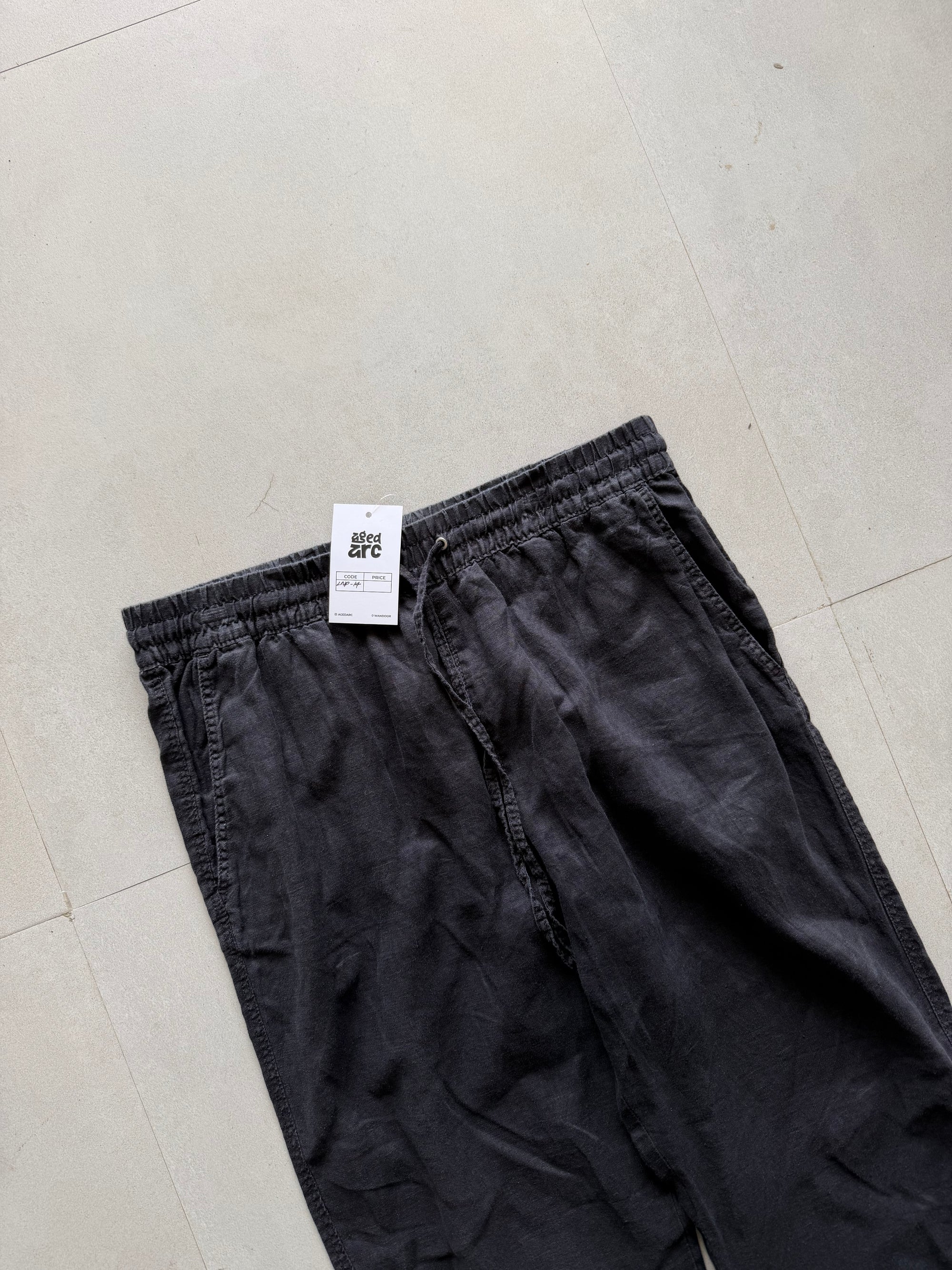 STRIGHT FIT LINEN PANT LNP14 - M