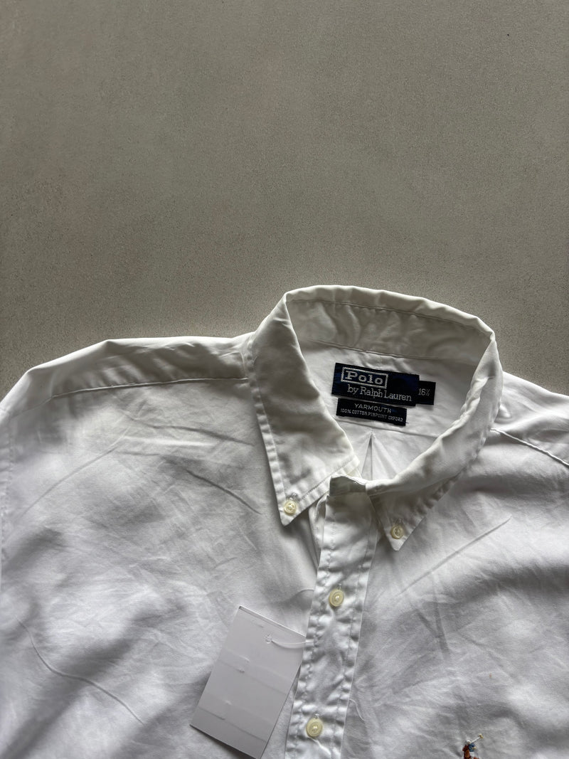 RALPH LAUREN WHITE LOOSE - FIT SHIRT - XXL