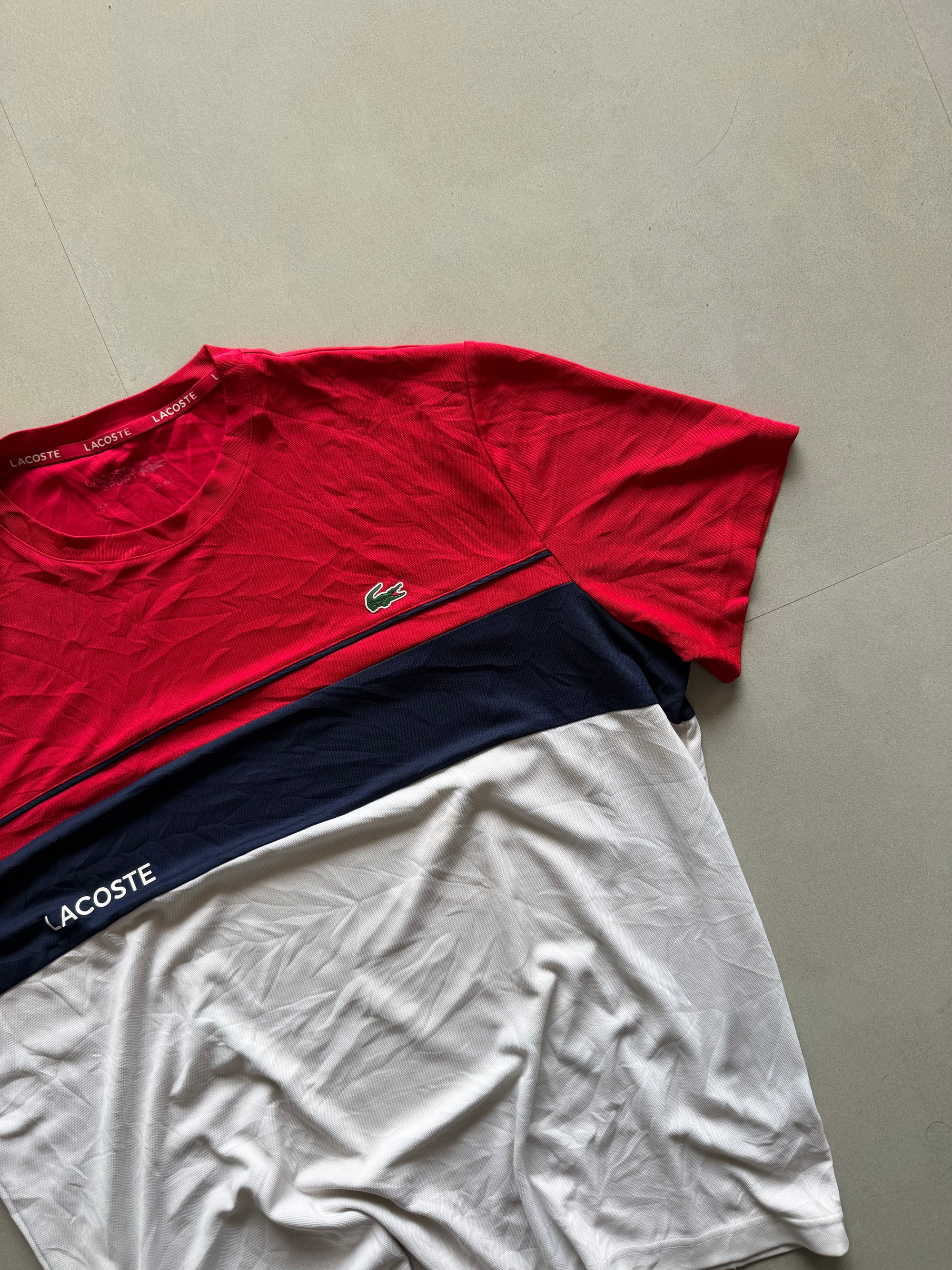 LACOSTE DRI FIT TEE - XL