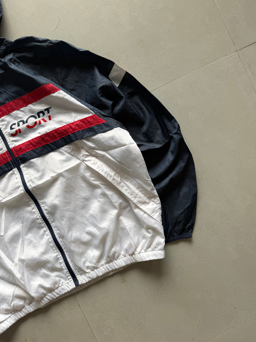 TOMMY SPORT HOODED JACKET - M