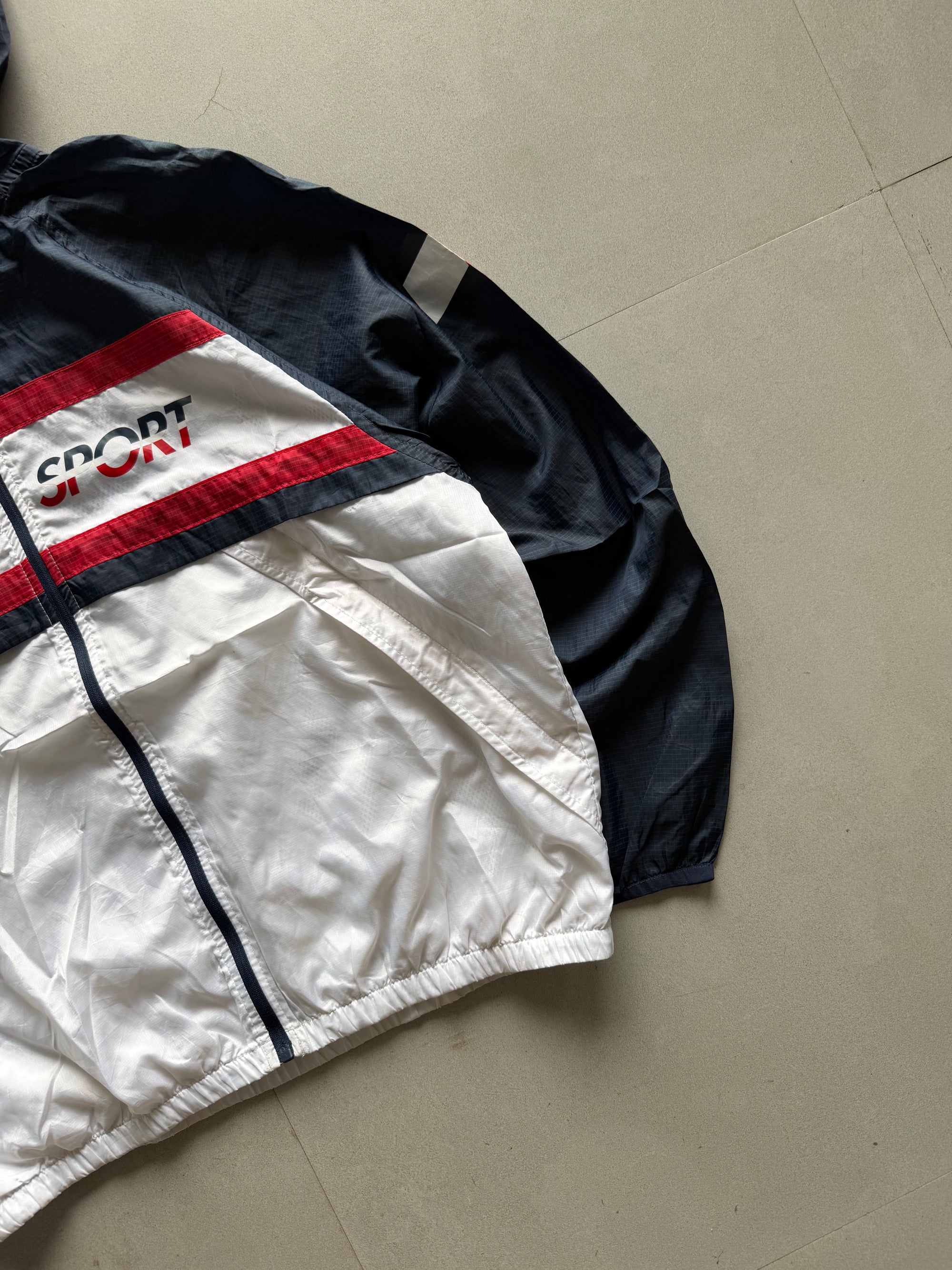 TOMMY SPORT HOODED JACKET - M