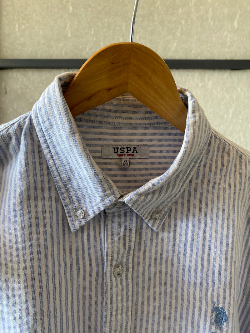 US POLO STRIPED SHIRT - L