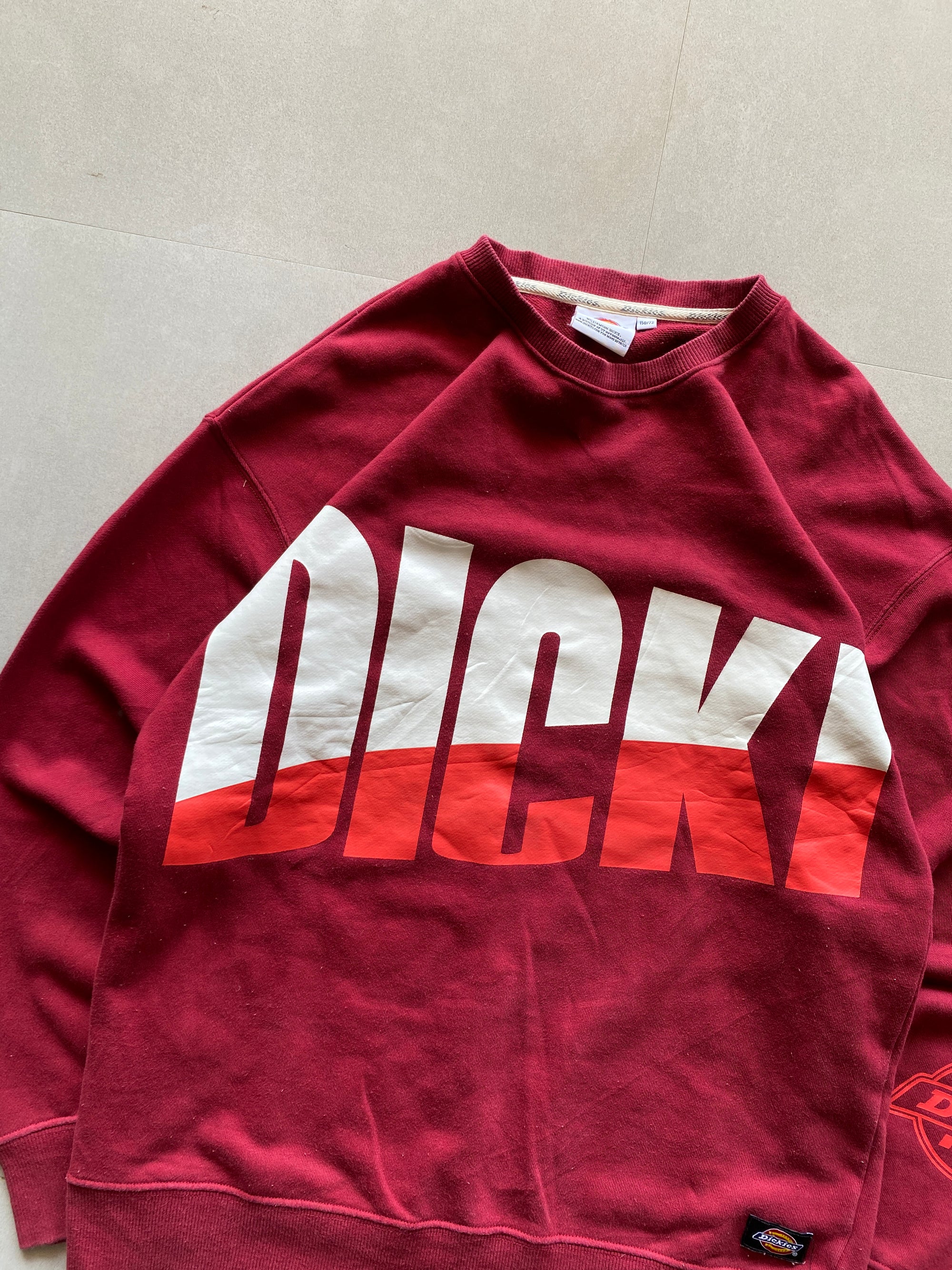VINTAGE DICKIES SPELL OUT HOODIE - M
