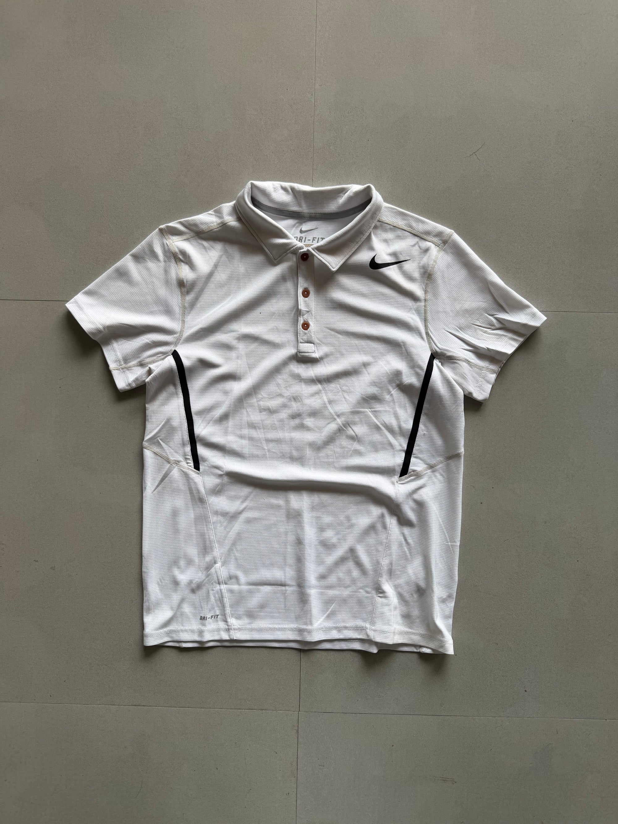 NIKE DRI FIT POLO TEE - S