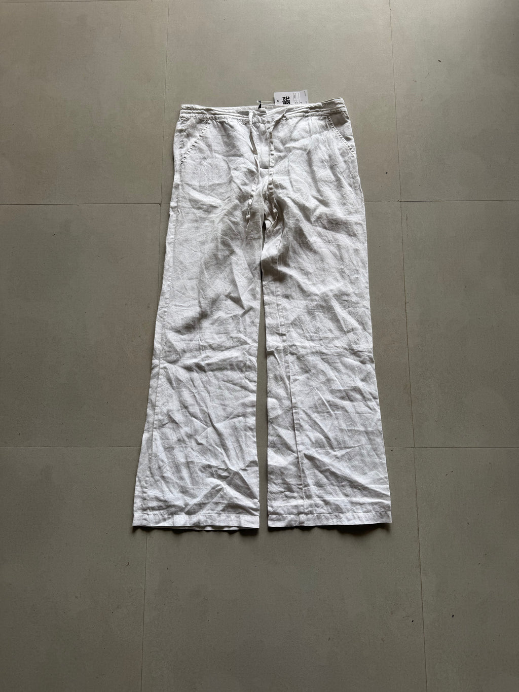 WIDE LEG LINEN PANT LNP96 - M