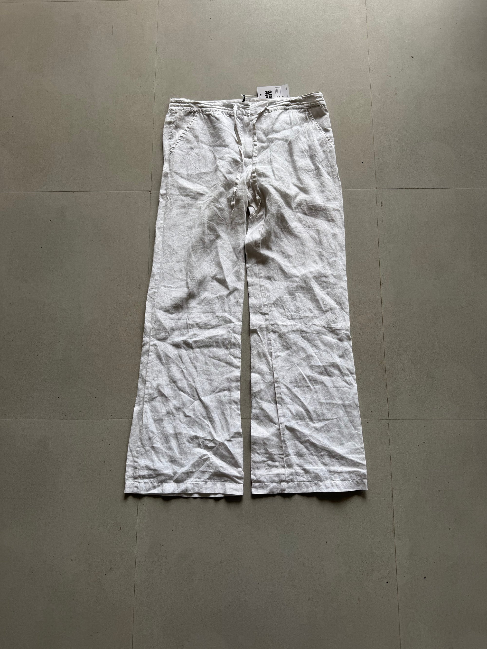 WIDE LEG LINEN PANT LNP96 - M