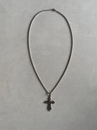 AZITA GOTHIC CROSS PENDANT CHAIN