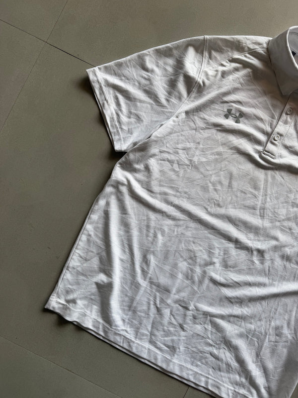 UNDER ARMOUR DRI FIT POLO TEE - M