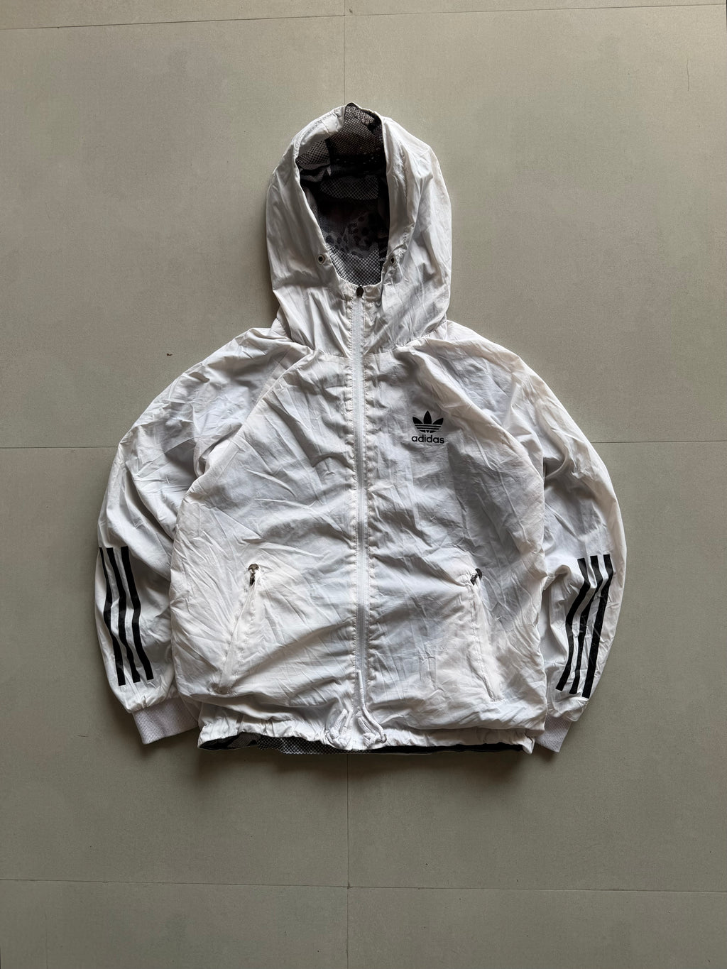 VINTAGE ADIDAS REVERSIBLE JACKET - M