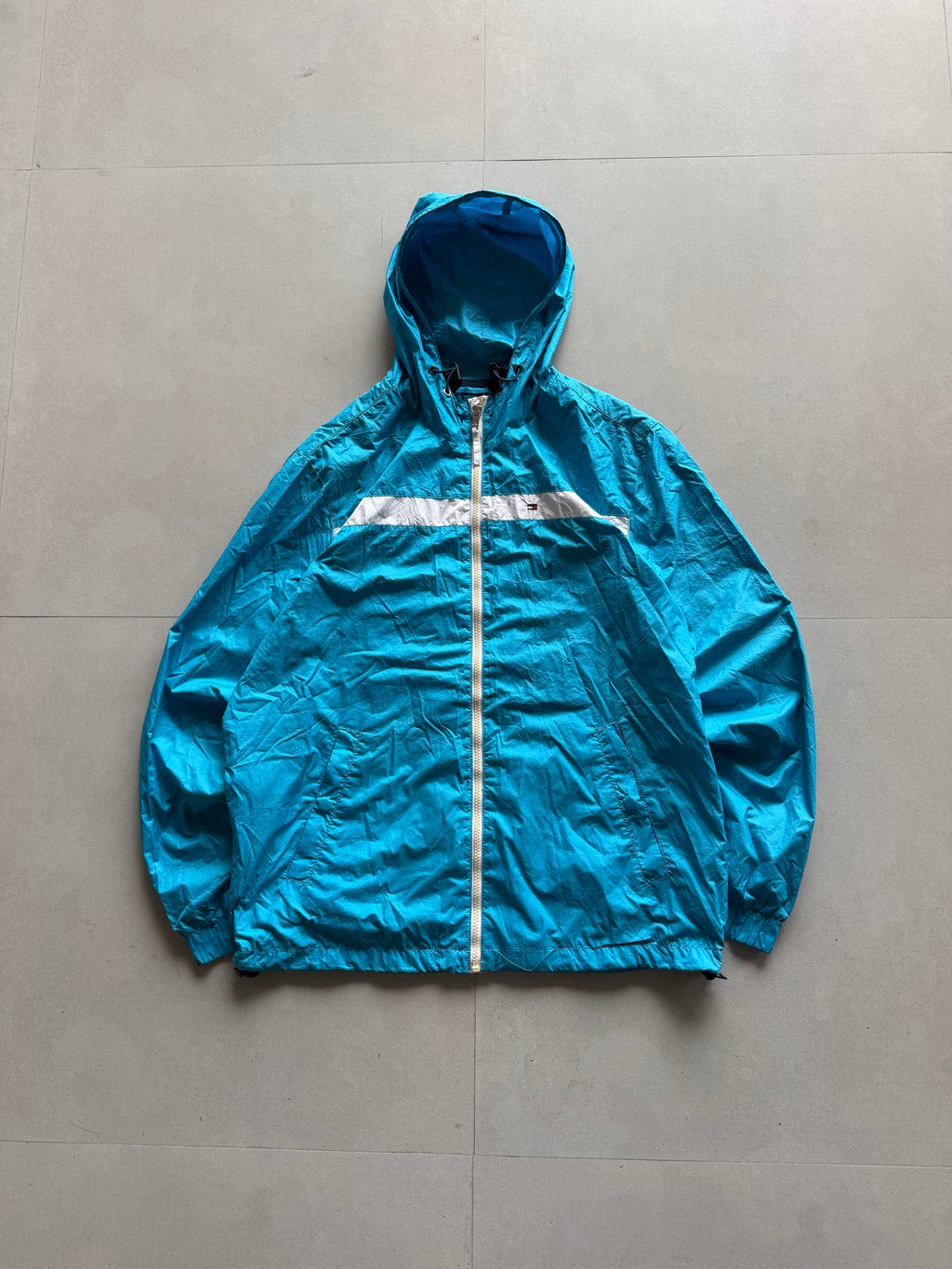 TOMMY HILFIGER HOODED TACTICAL JACKET - L