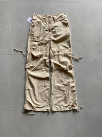 WIDE LEG CARGO PANT - XS