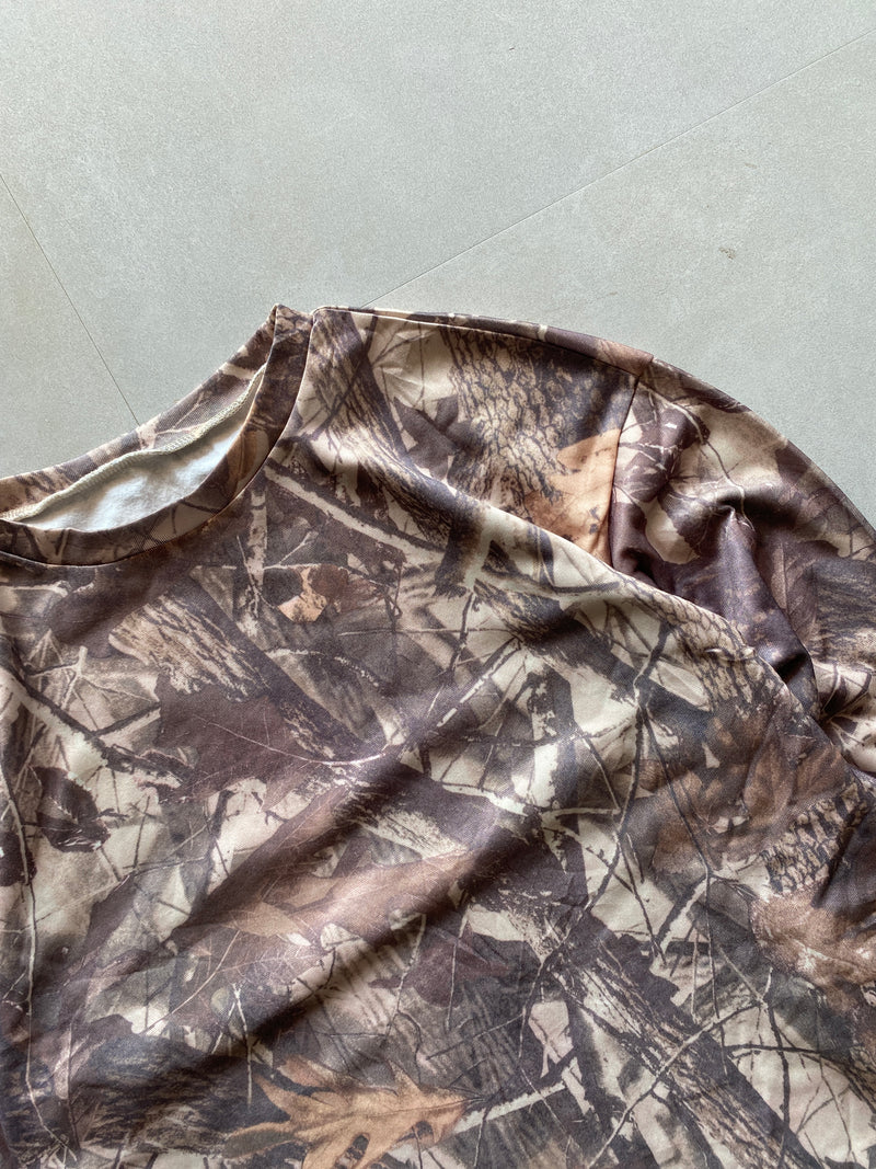 VINTAGE REALTREE CAMO SWEAT SHIRT - M