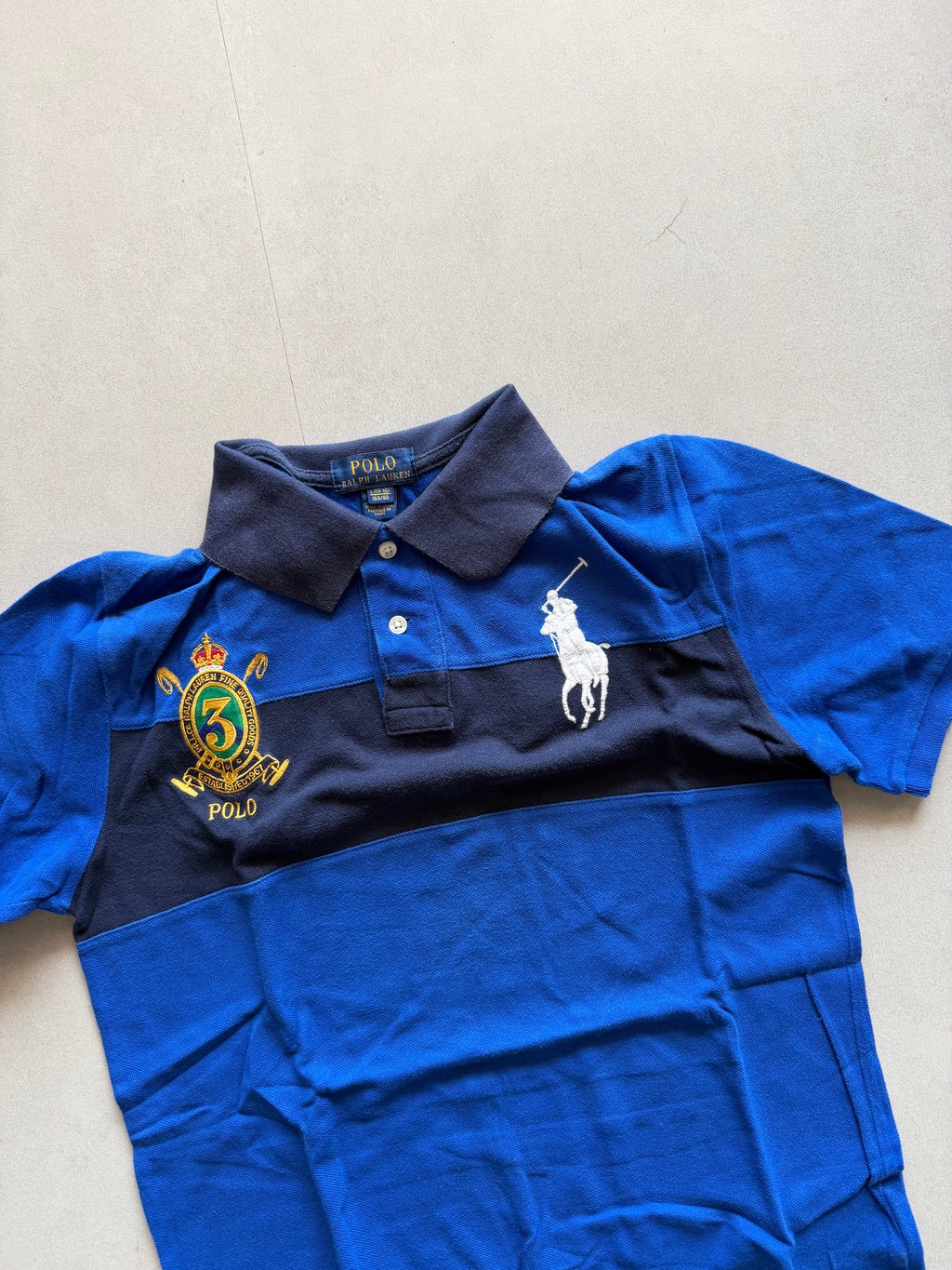 RALPH LAUREN BIG PONY POLO TEE - XS
