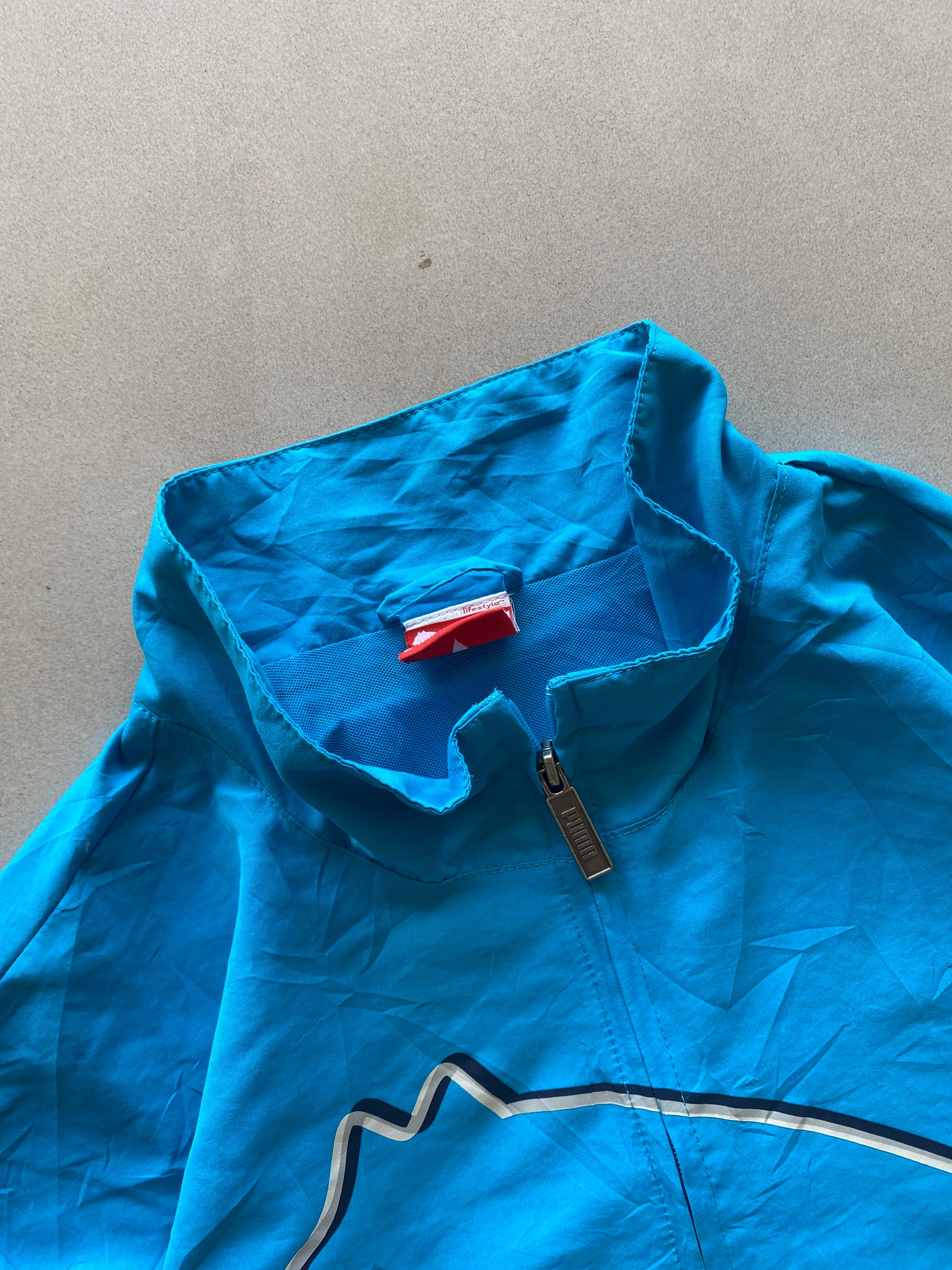 VINTAGE PUMA BIG LOGO JACKET - XL
