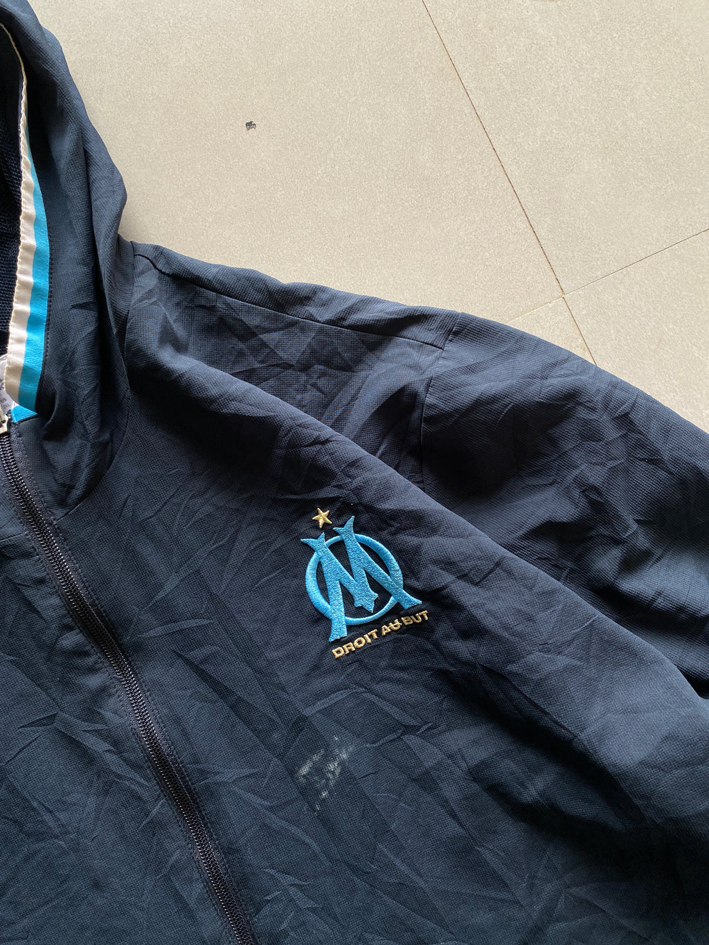 ADIDAS OLIMPIQUE MARSEILLE JACKET - XXL