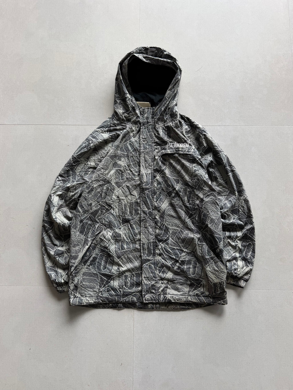 ANIMAL HOODED TACTICAL JACKET - M