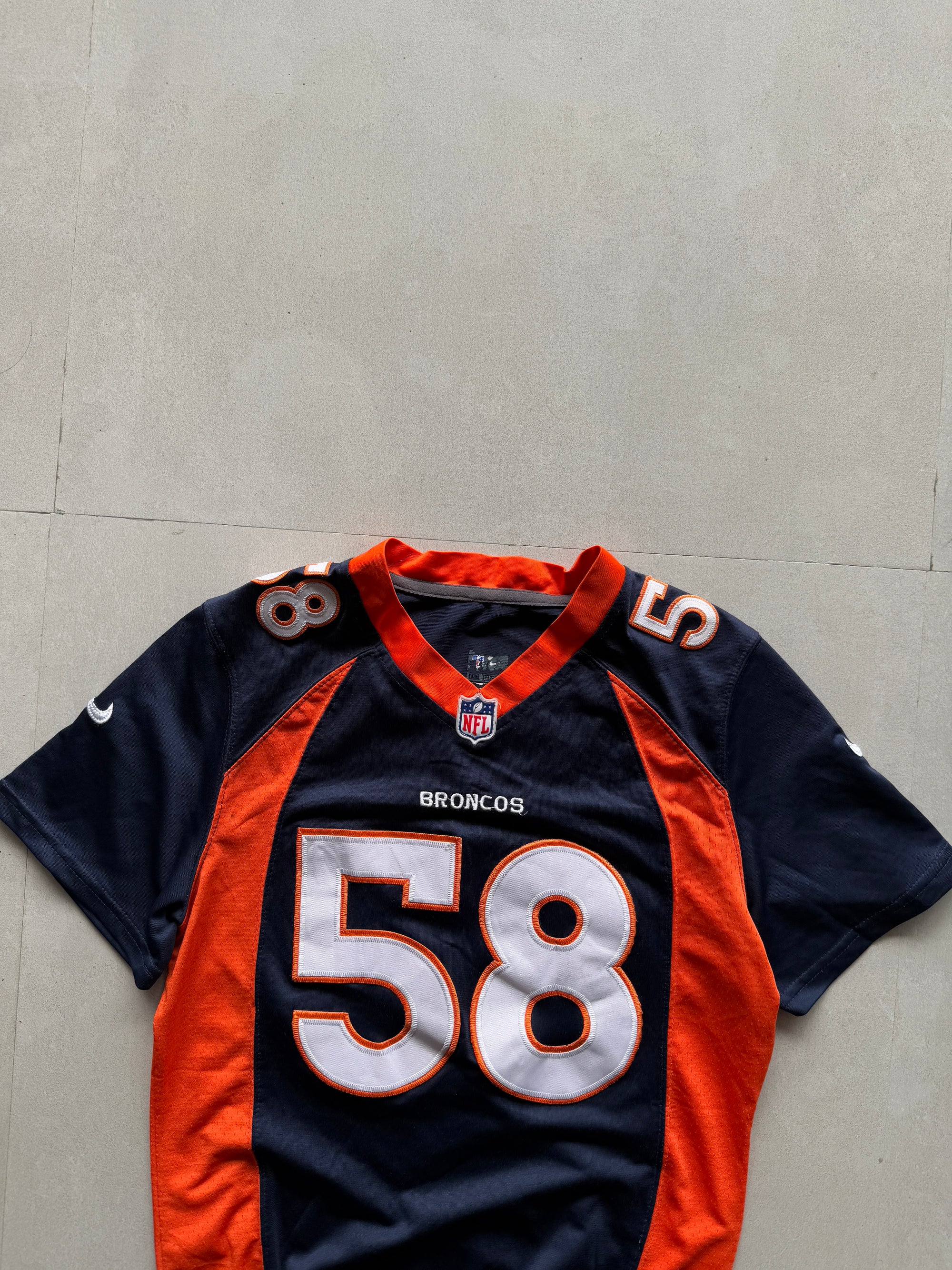 VINTAGE NIKE NFL BRONCOS JERSEY - XS