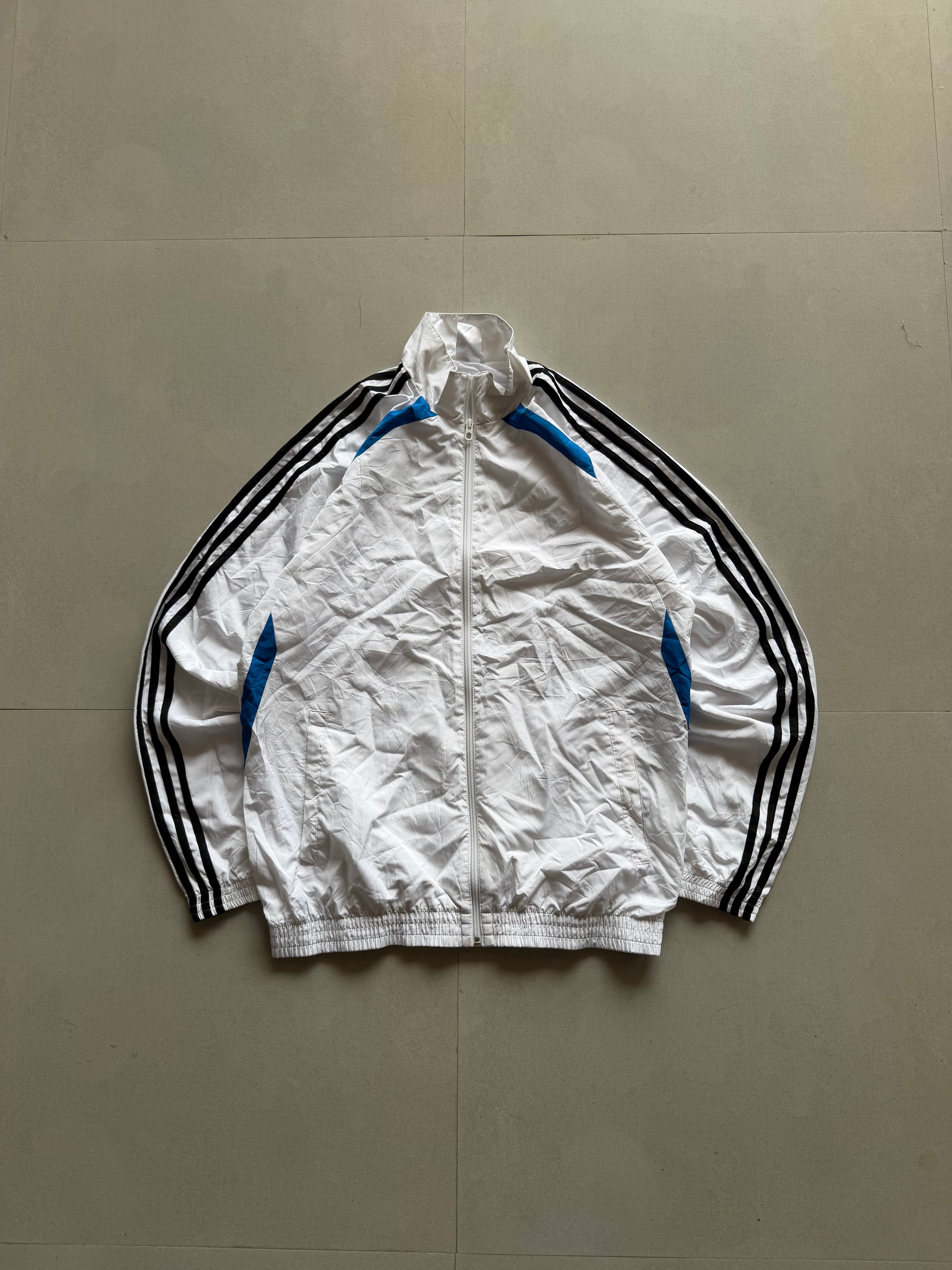 VINTAGE ADIDAS STRIPED JACKET - M