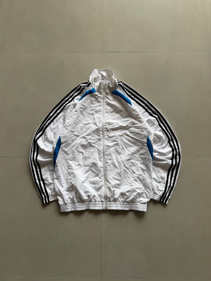 VINTAGE ADIDAS STRIPED JACKET - M