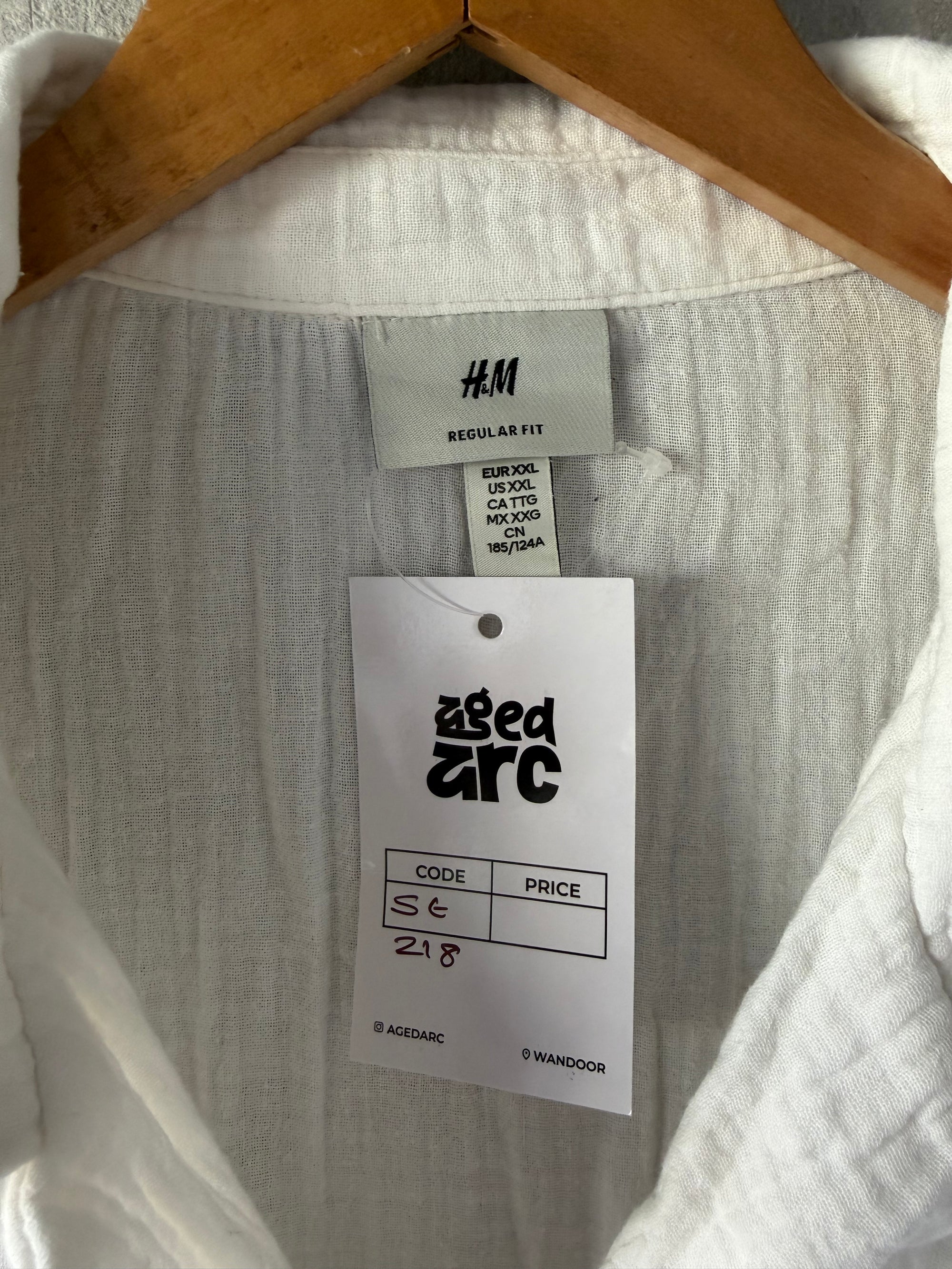 H&M LOOSE FIT SHIRT ST218 -  XXL