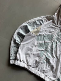 ADIDAS BIG LOGO HOODED JACKET - M