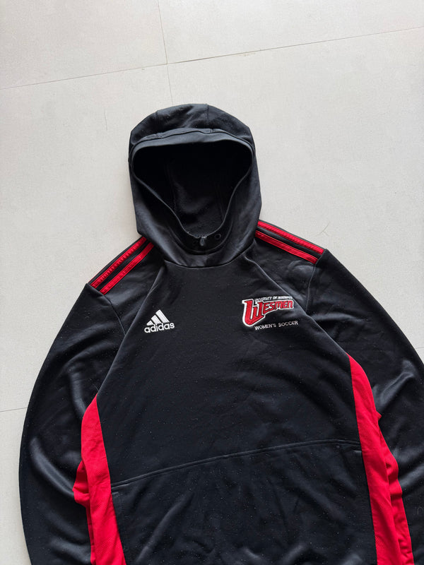 ADIDAS STRIPED HOODIE - S