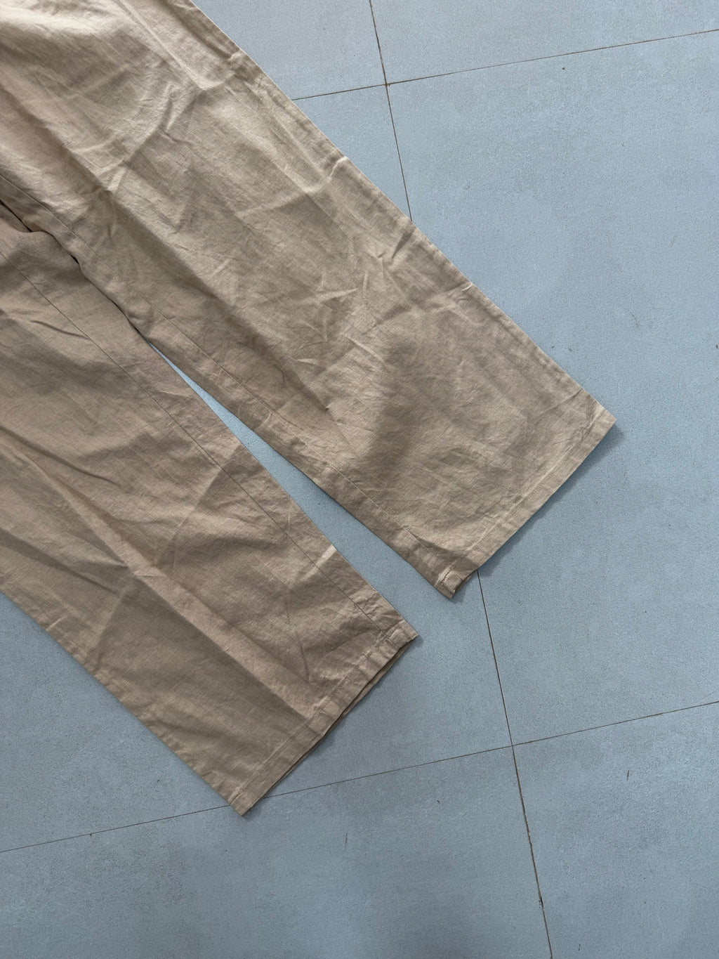 WIDE LEG LINEN PANT LNP47 - M