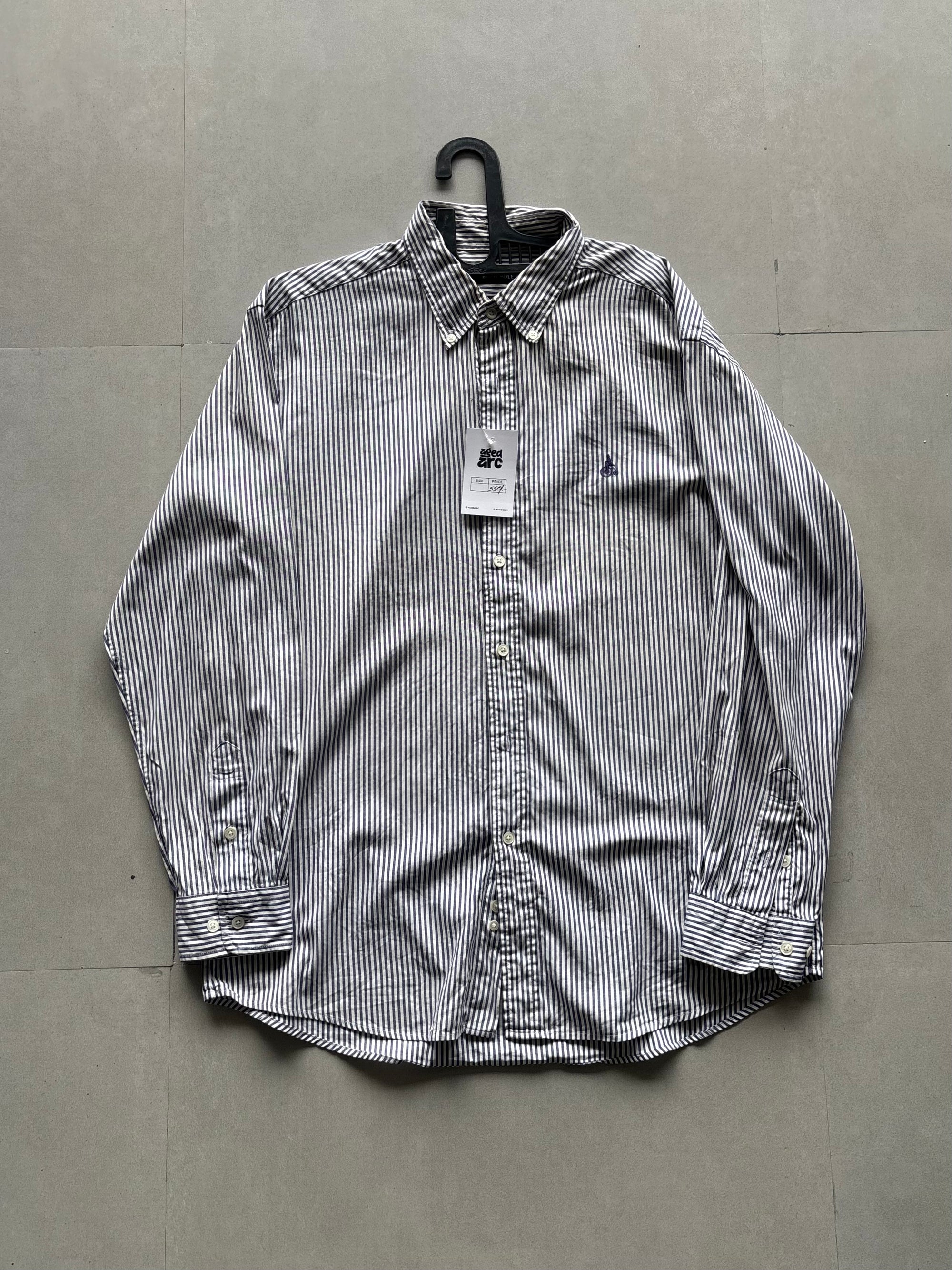 BEAN POLE STRIPED SHIRT - M