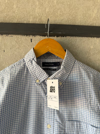 NAUTICA CHECKERD SHIRT - L ST75