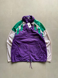 80s ADIDAS WINDBREAKER JACKET - XL