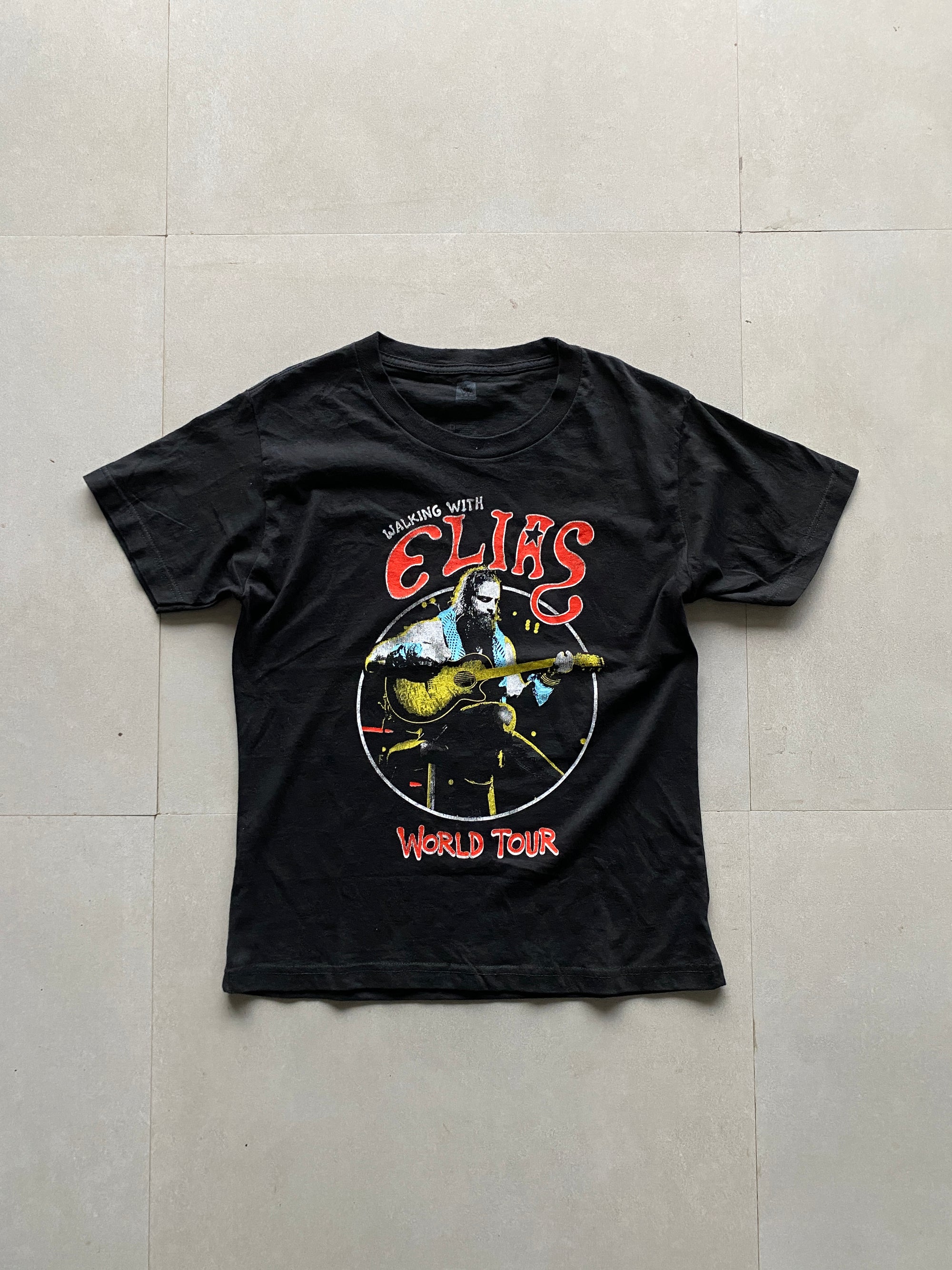 WWE WALKING WITH ELIAS 2017 TOUR TEE - S